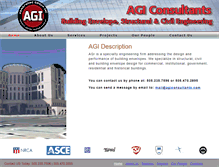 Tablet Screenshot of agiconsultants.com
